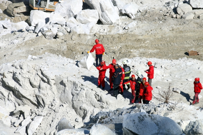 Milas'ta maden ocağında göçük